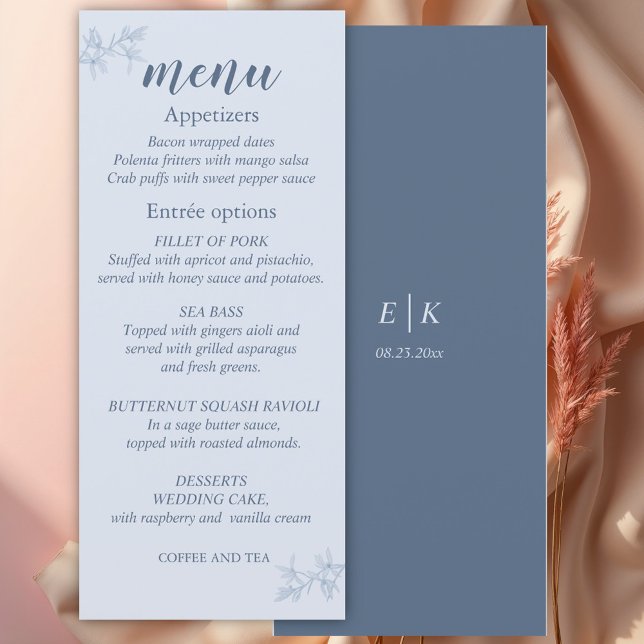 Timeless Flower Wedding Menu (Creator Uploaded)