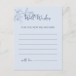 Timeless Flower Well Wishes Postcard