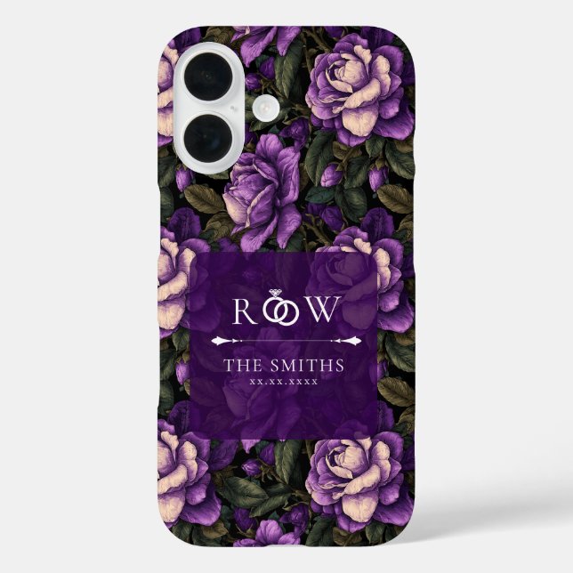 Timeless Gardenias Inspired Botanical Wedding Case-Mate iPhone Case (Back)