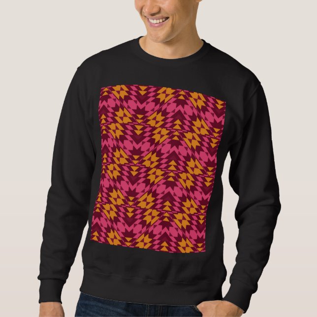 Timeless Geometric: Seamless Pattern Sweatshirt (Front)