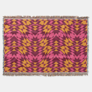 Timeless Geometric: Seamless Pattern Throw Blanket