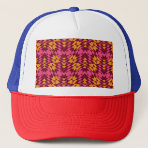 Timeless Geometric: Seamless Pattern Trucker Hat