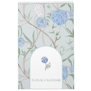 Timeless Grandmillennial Floral Patterns Calendar