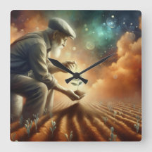 “Timeless Growth” Wall Clock