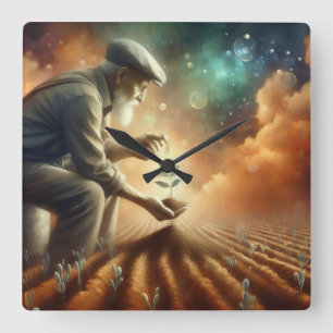 “Timeless Growth” Wall Clock