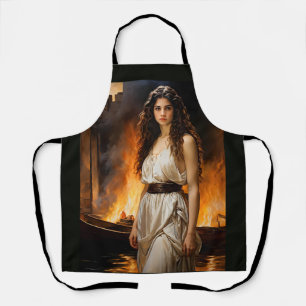 "Timeless Helen: Troy’s Catalyst" Apron