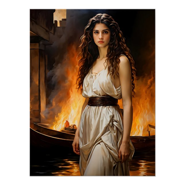 "Timeless Helen: Troy’s Catalyst" Poster (Front)