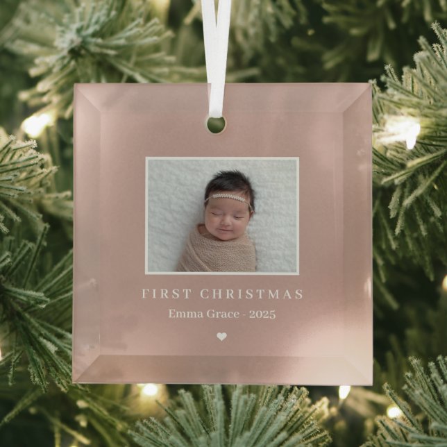 Timeless Keepsake Editable Colour Photo Ornament (Insitu)