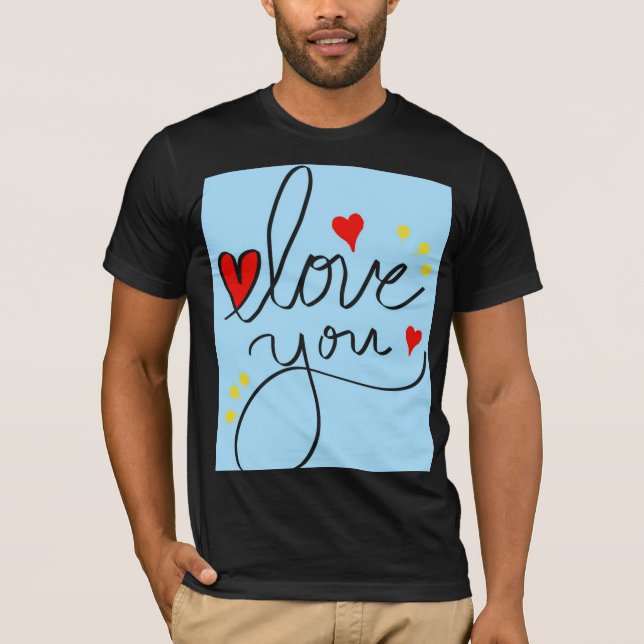 Timeless Love: Elegant and Classy Print Tee (Front)