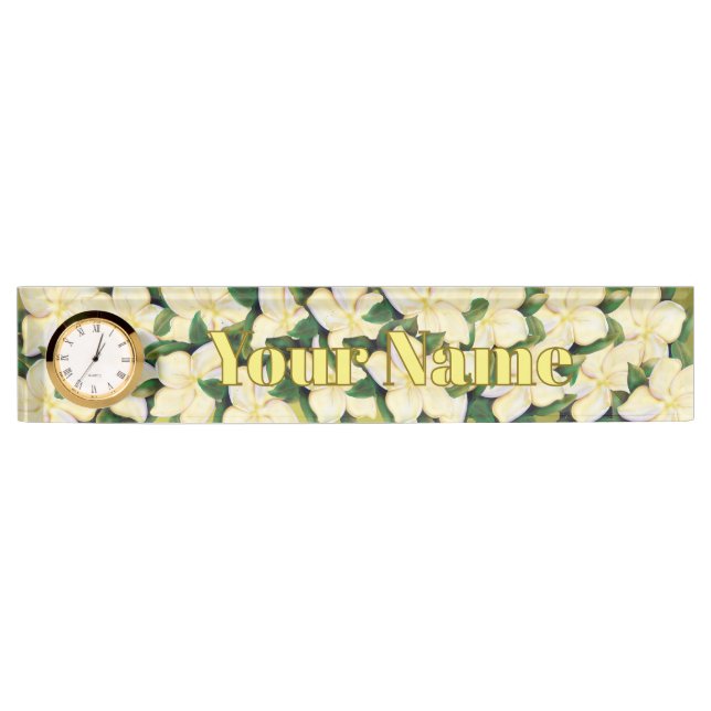 Timeless Love Floral Nameplate (Front)