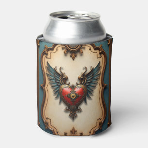 Timeless love, surreal elegance in steampunk style can cooler