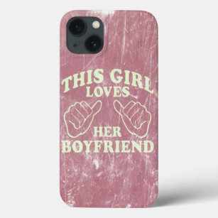 Timeless Love: "This Girl Loves Her Boyfriend" iPhone 13 Case
