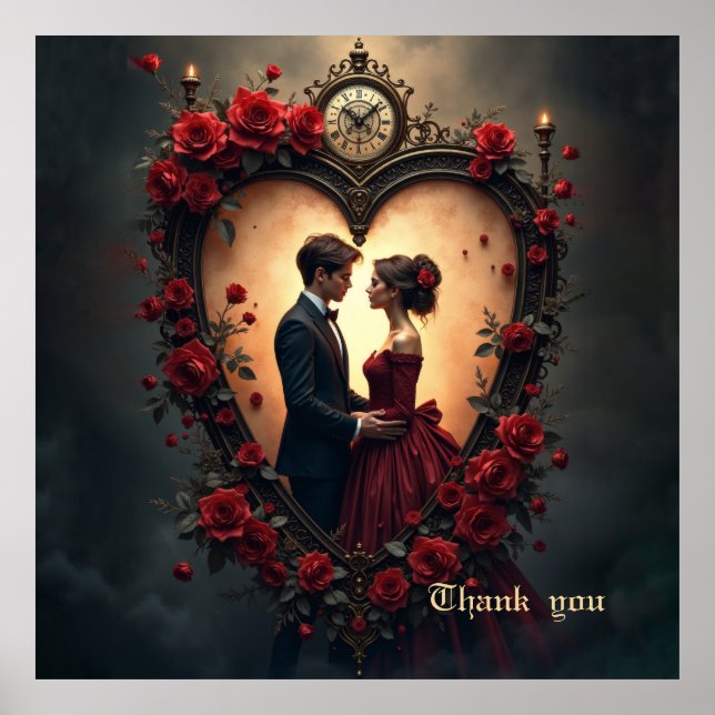 Timeless Love –Victorian Gothic Wedding Collection Poster (Front)