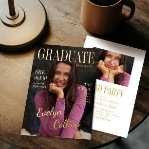 Timeless Magazine Cover Photo Graduation