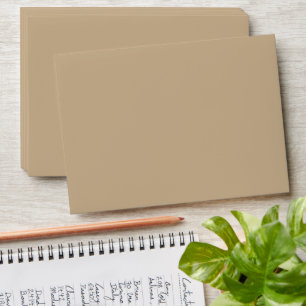 Timeless - Minimalist Sand Beige Envelope