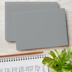 Timeless - Minimalist Silver Gray Envelope