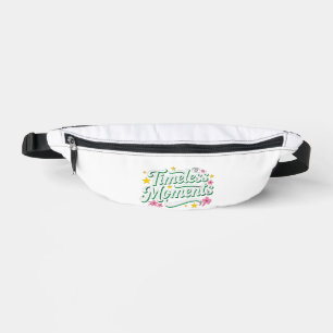 Timeless Moments Floral Script Fanny Pack