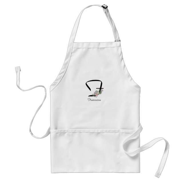Timeless Monogrammed Gift for New Adventures Standard Apron (Front)