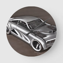 Timeless Motion: Automotive Elegance Wall Clock