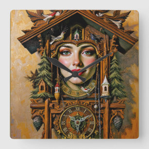 “Timeless Muse” – A Cuckoo Clock Portrait