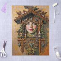 “Timeless Muse” – A Cuckoo Clock Portrait
