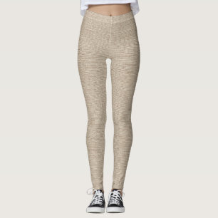 Timeless Natural Linen Leggings