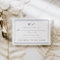 Timeless Navy and White RSVP Card w/ Meal Choice