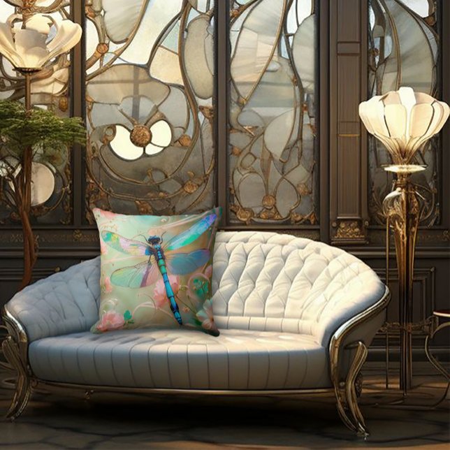 Timeless Nouveau Graceful Dragonfly Cushion (Creator Uploaded)