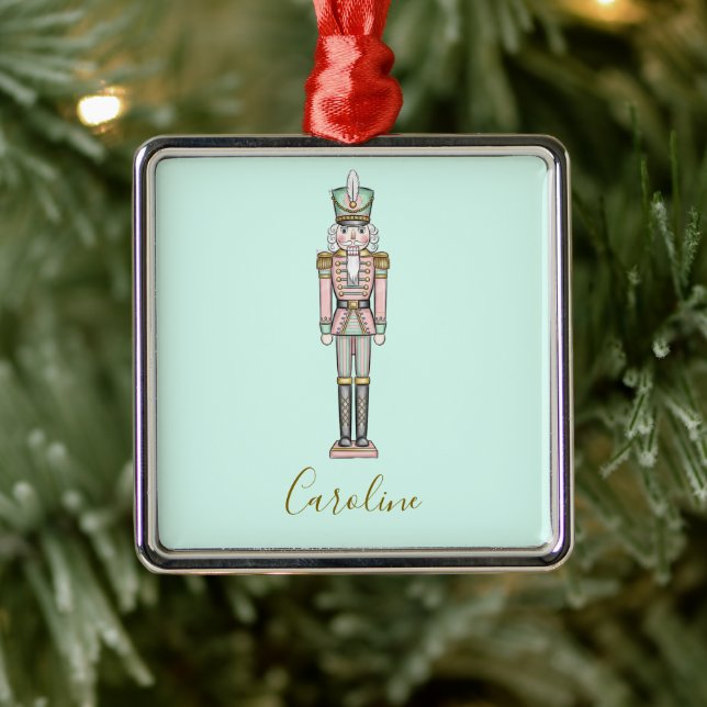 Timeless Nutcracker Wallart  Metal Ornament (Tree)