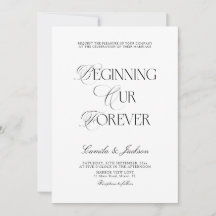 Timeless Old Money Black and White Wedding