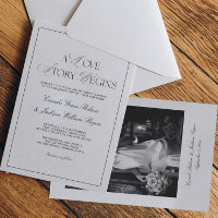 Timeless Old Money Black and White Wedding