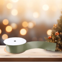 Timeless - Olive Satin Ribbon