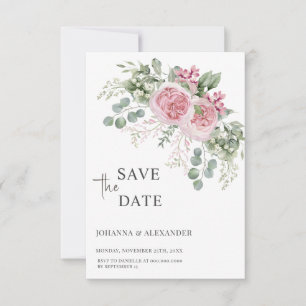 Timeless Petals Unique Wedding Save The Date
