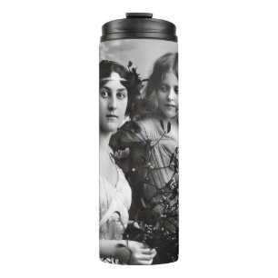 Timeless Portrait of Mother and Daughter Thermal Tumbler