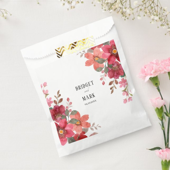 Timeless Red Wedding Favour Bag (Sealed)