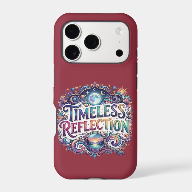 Timeless Reflection – Vintage Mirror & Floral Art  (Back)