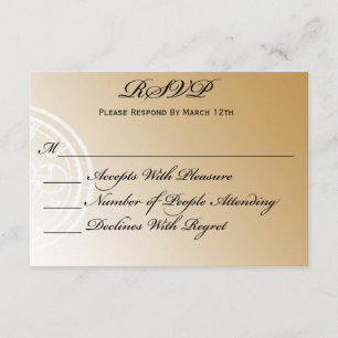 Timeless Retirement Party RSVP Card