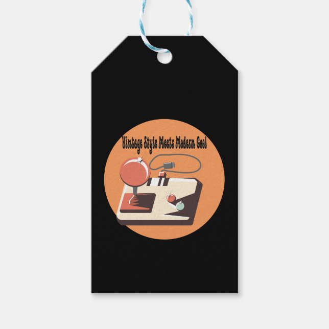 Timeless Retro Vibes Gift Tags (Front)