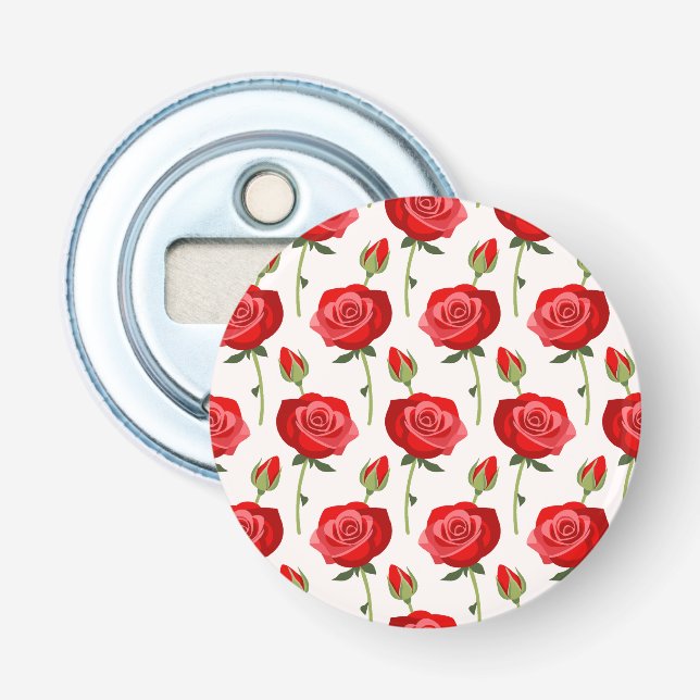 Timeless Rose Bottle Opener (Front)