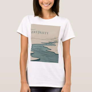 Timeless Serenity Nature-Inspired T-Shirt Design