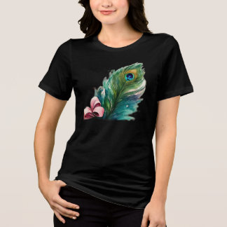"Timeless Storytelling - Minimalist Quill Pen T-Sh Tri-Blend Shirt