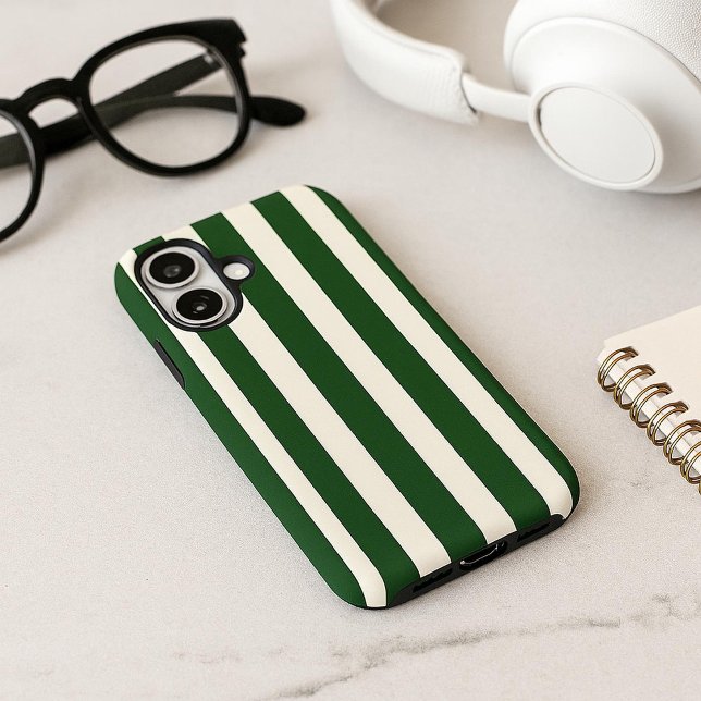 Timeless Stripes Green Case-Mate iPhone Case (Creator Uploaded)