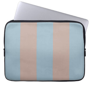 Timeless Stripes Misty Dusk Laptop Sleeve