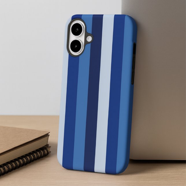 Timeless Stripes Navy Blue Case-Mate iPhone Case (Creator Uploaded)