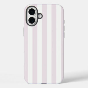 Timeless Stripes Pastel Pink iPhone 16 Plus Case