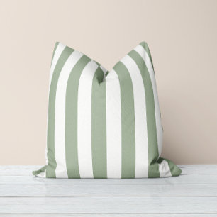Timeless Stripes Sage Green Cushion