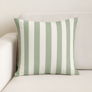 Timeless Stripes Sage Green Cushion