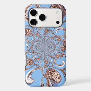 Timeless Symmetry Vintage Blue & Brown Kaleida