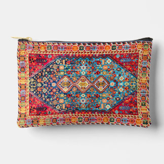 Timeless Tapestry: Colourful Moroccan Heritage Accessory Pouch