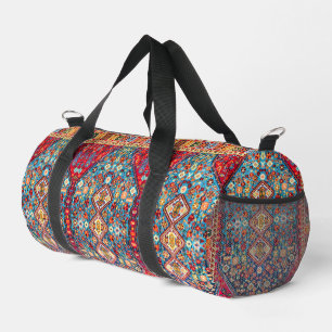 Timeless Tapestry: Colourful Moroccan Heritage Duffle Bag